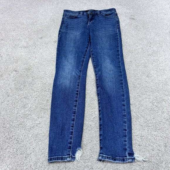 Lucky Brand Jeans Ava Super Skinny Blue Distressed Pockets Women’s Size 0 - Picture 1 of 13